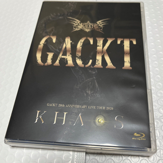 GACKT 20th LIVE TOUR2020 KHAOS LIVEブルーレイ(ミュージック)