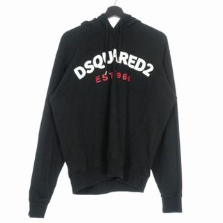 ディースクエアード(DSQUARED2)のディースクエアード DSQUARED2 ロゴプリント パーカー フーディ M (パーカー)