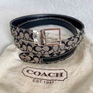 COACH BELT コーチ ミニシグネチャー ベルト3977 キャンバスレザー