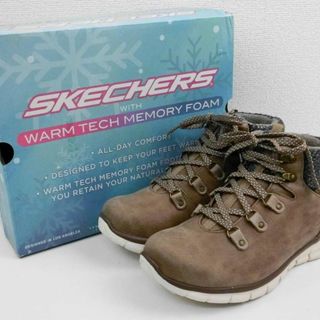 スケッチャーズ(SKECHERS)の【サイズ違い】SKECHERS カジュアルブーツ 左24 右24.5【1049】(ブーツ)