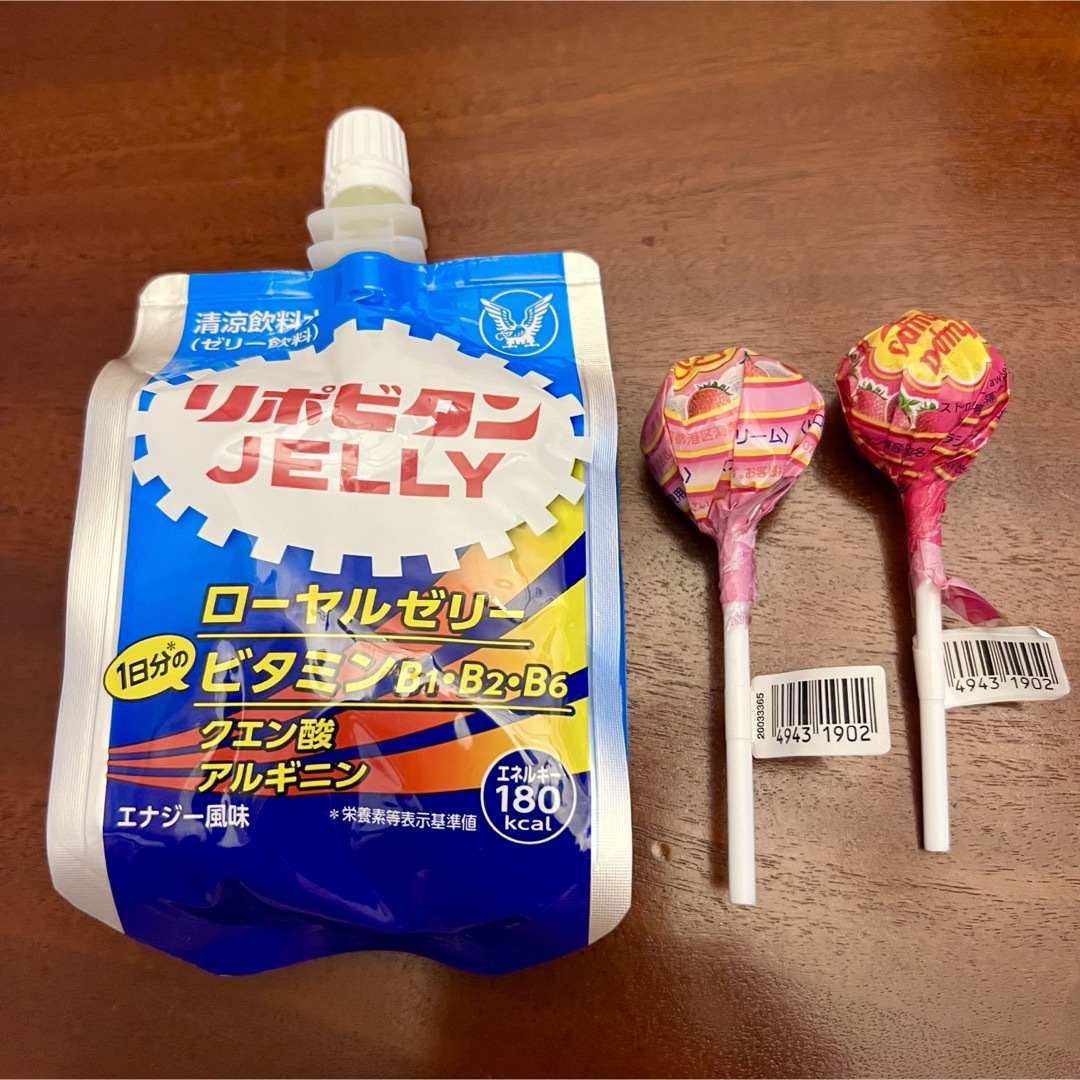 リポビタンゼリー 大正製薬 JELLY ローヤルゼリー　チュッパチャプス 食品/飲料/酒の健康食品(その他)の商品写真