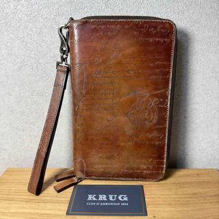 ベルルッティ(Berluti)の廃盤 45万円 ベルルッティ ティネオ2 スクリットレザー オーガナイザー長財布(長財布)