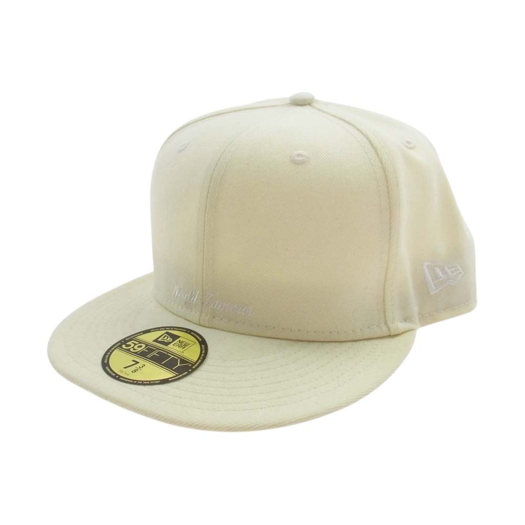 Supreme シュプリーム キャップ 21SS NEW ERA ニューエラ Reverse Box Logo New Era Cap リバース ボックスロゴ キャップ 帽子 オフホワイト系 58.7cm