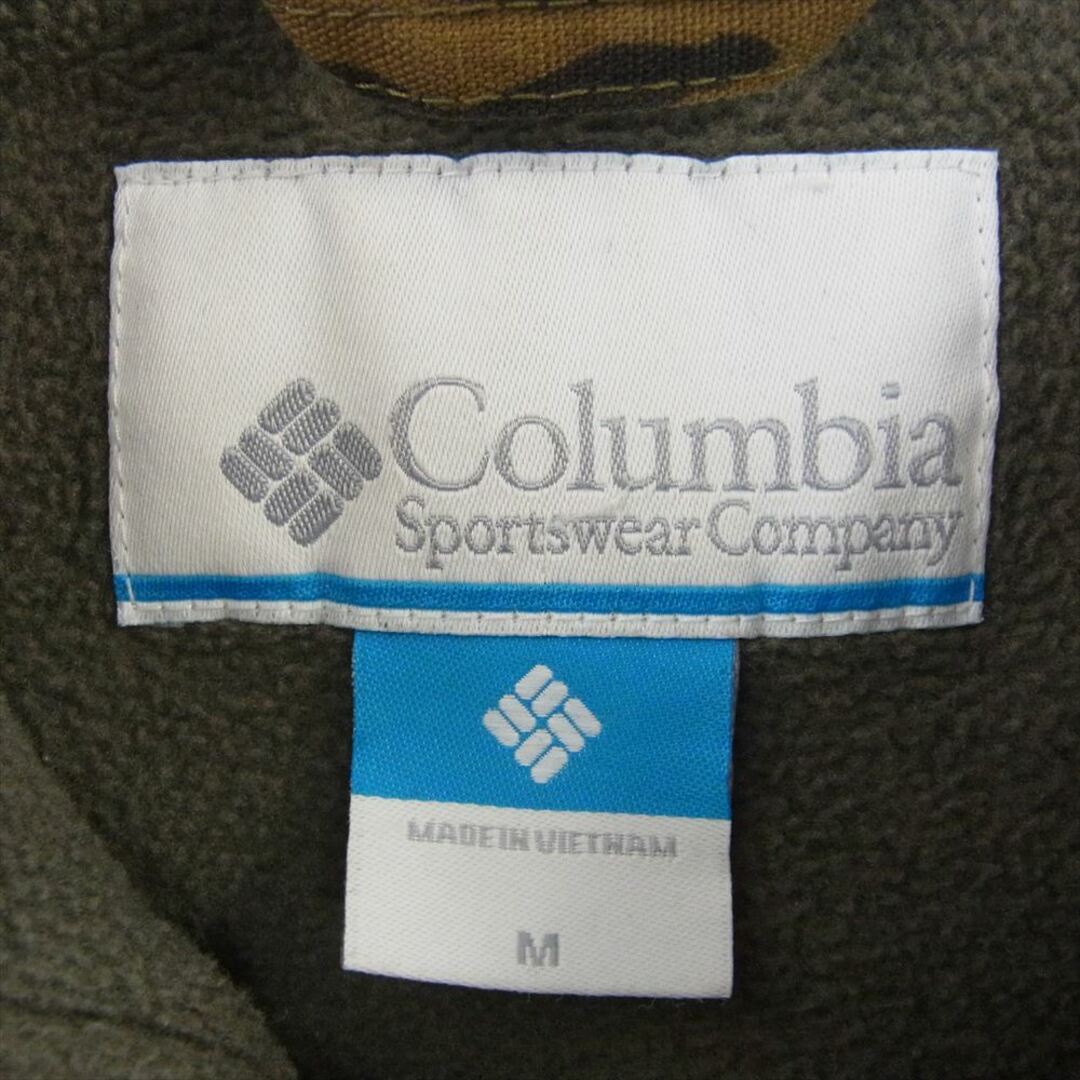 Columbia(コロンビア)のColumbia コロンビア ジャケット pm3138 LOMA VISTA HOODIE ロマビスタフーディー ウッドランドカモ 裏地フリース フード付 コットン ジップアップ ジャケット M【中古】 メンズのジャケット/アウター(その他)の商品写真