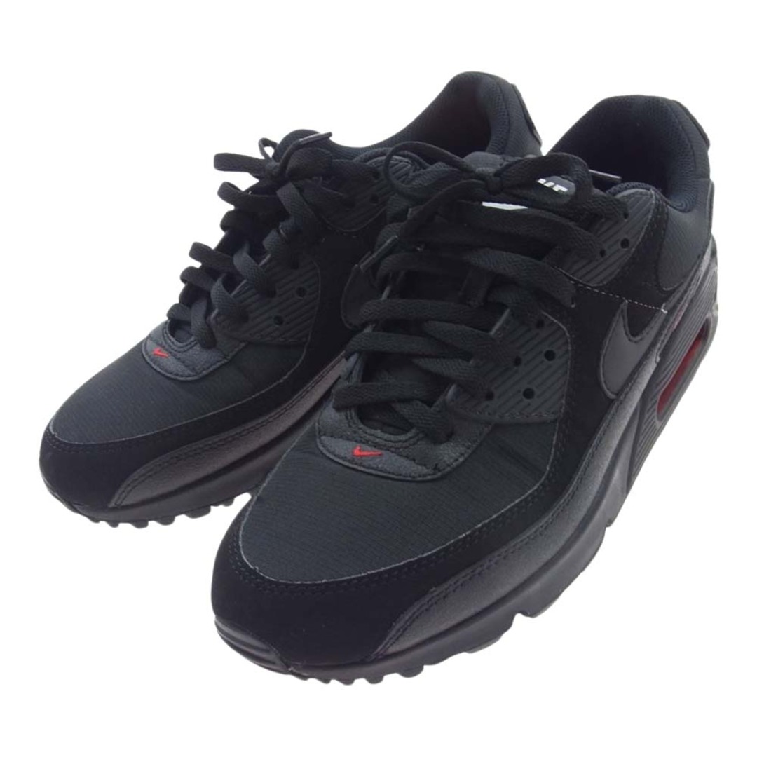 NIKE(ナイキ)のNIKE ナイキ スニーカー DC9388-002 Air Max 90 エアマックス Black Sports Red スポーツレッド スニーカー ブラック系 27cm【中古】 メンズの靴/シューズ(スニーカー)の商品写真