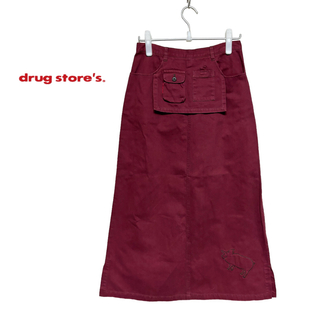 ドラッグストアーズ(drug store's)の【新品未使用】drug store's フラップロングスカート(ロングスカート)