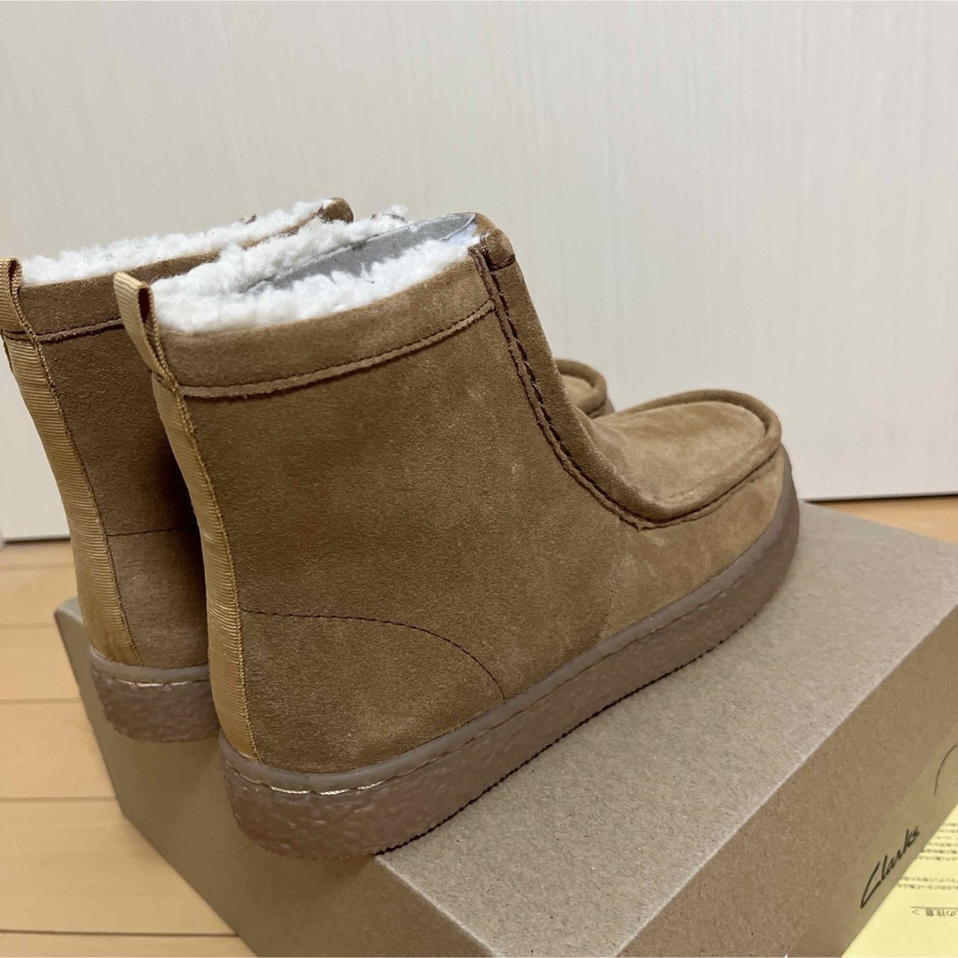 Clarks(クラークス)の★クラークス　ブーツ　スウェード　キャメル　23.0cm★ レディースの靴/シューズ(ブーツ)の商品写真