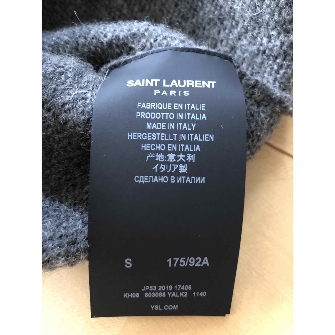 Saint Laurent(サンローラン)のsaint laurent サンローラン ニット セーター キャメル100% メンズのトップス(ニット/セーター)の商品写真