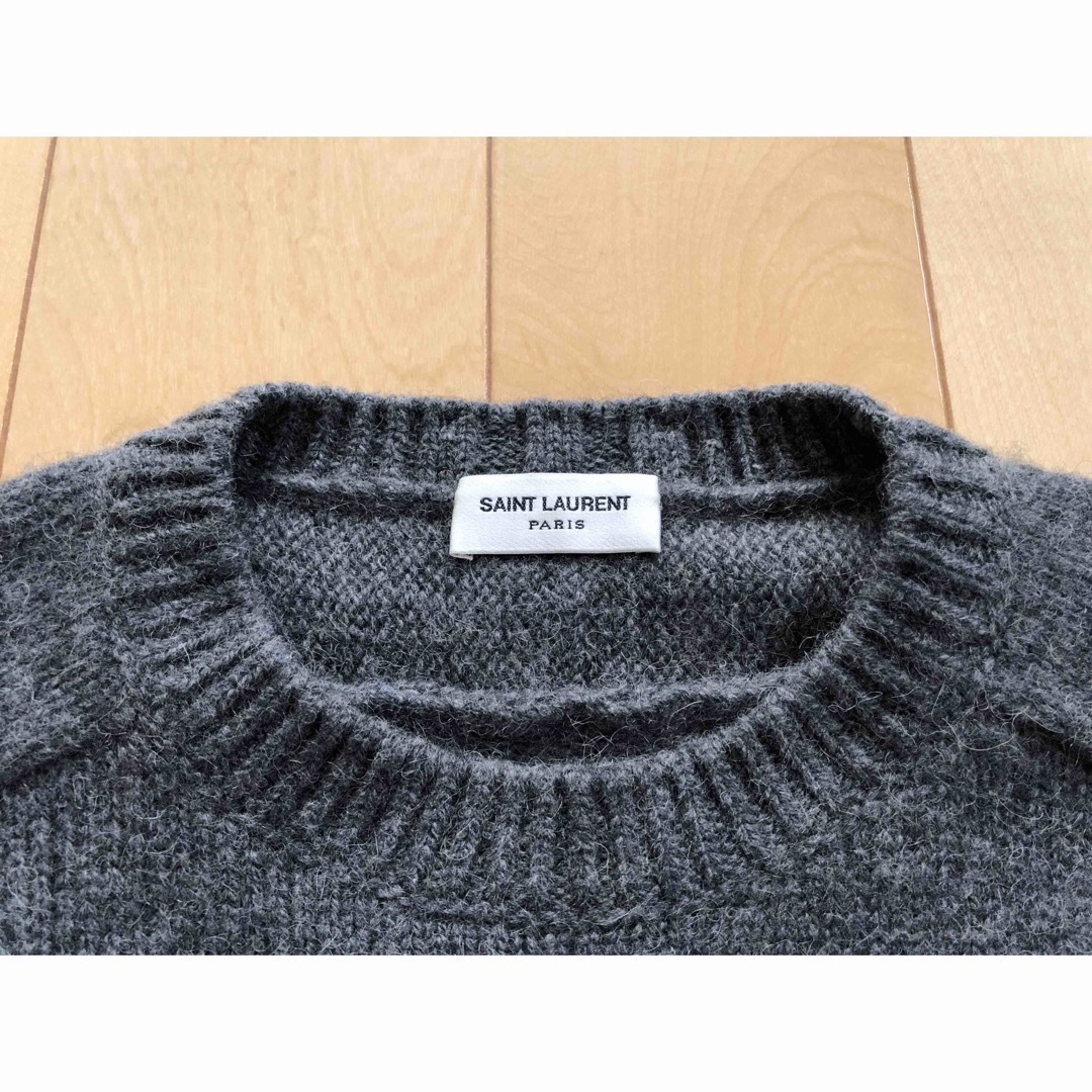 saint laurent サンローラン ニット セーター キャメル100%