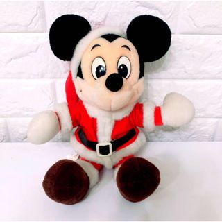 ディズニー(Disney)のサンタクロース　ミッキーマウス  レトロ  当時物  サンタミッキー(キャラクターグッズ)