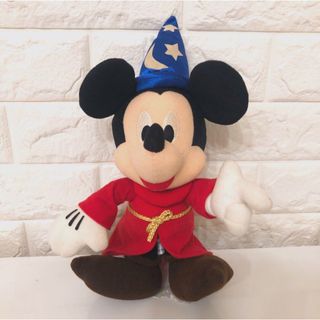 ディズニー(Disney)のミッキーマウス 魔法使いの弟子 ぬいぐるみ 1999年製 非売品(キャラクターグッズ)