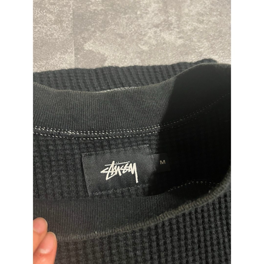 STUSSY(ステューシー)のSTUSSY ワッフル　配色ステッチ　タンクトップ レディースのトップス(タンクトップ)の商品写真