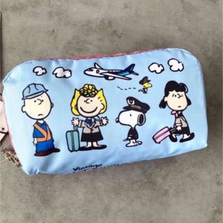 レスポートサック(LeSportsac)の[新品] レスポートサック　スヌーピー　ANAコラボポーチ　トラベル　旅行(ポーチ)