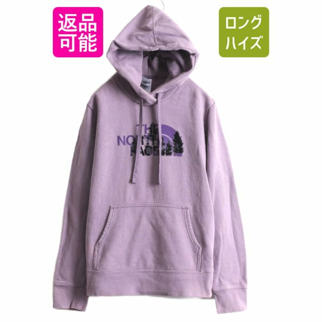 THE NORTH FACE(ザノースフェイス)のノースフェイス フェルト プリント スウェット フード パーカー レディース M The North Face トレーナー プルオーバー 裏起毛 アウトドア レディースのトップス(パーカー)の商品写真