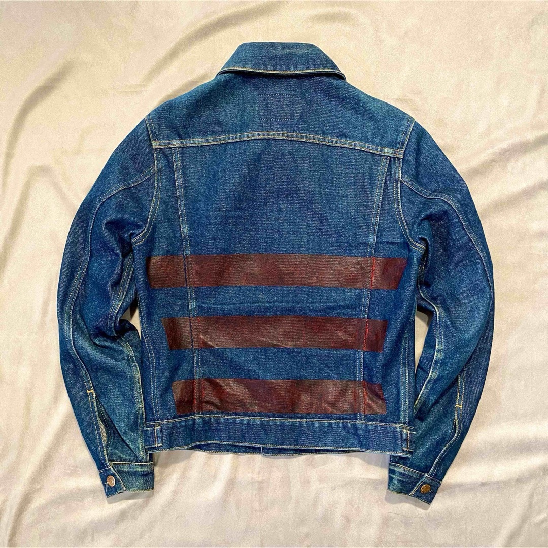 HELMUT LANG - HELMUT LANG 1997SS Paint Denim Jacket 42の通販 by