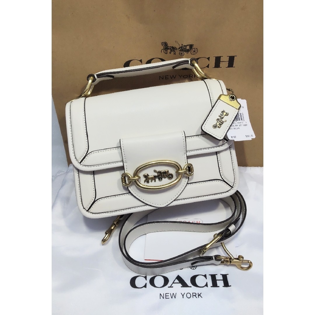 COACH - 新品 未使用 COACH コーチ ショルダー付き ハンドバッグ ...