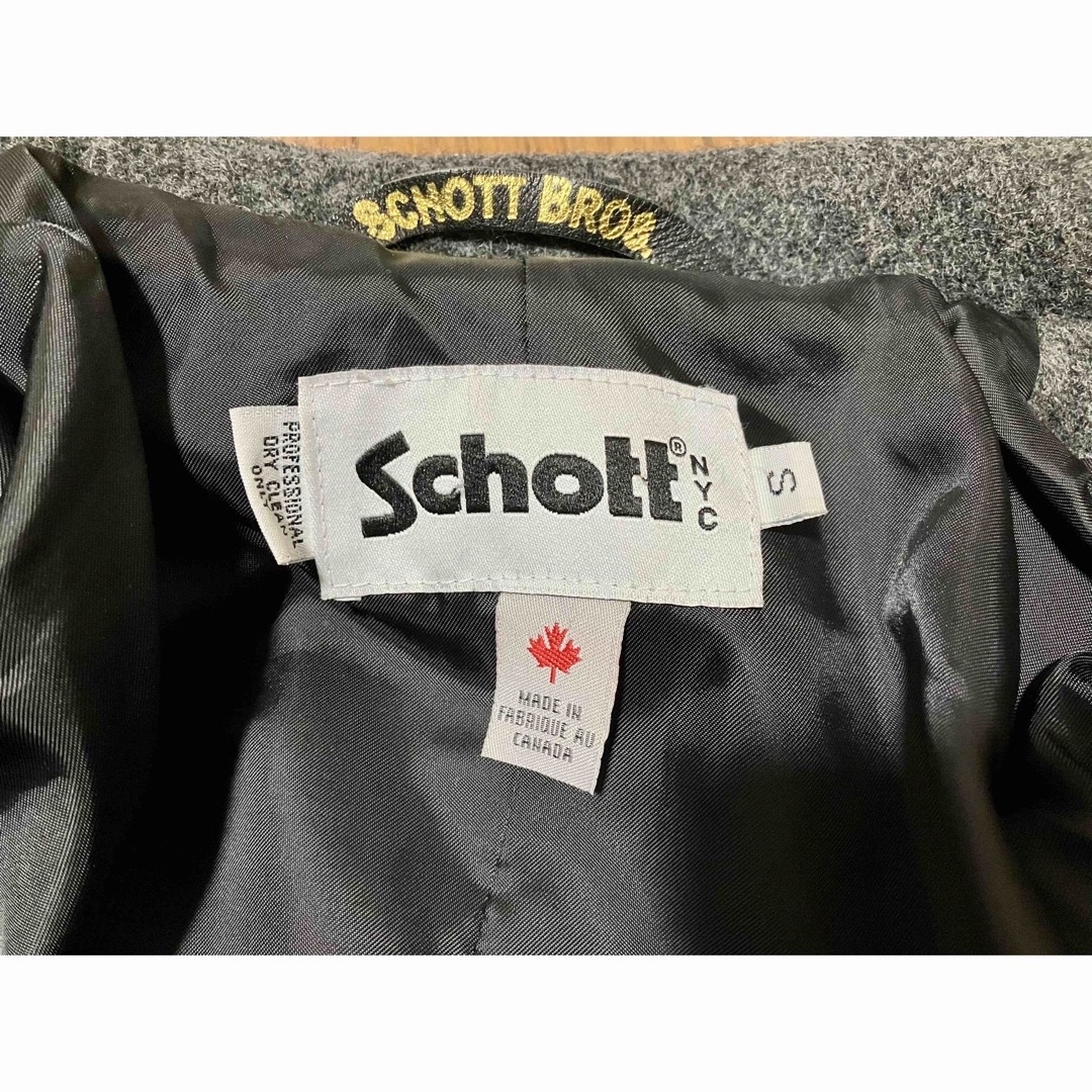 schott(ショット)のショット SCHOTT Pコート グレー　アースミュージックアンドエコロジー レディースのジャケット/アウター(ピーコート)の商品写真