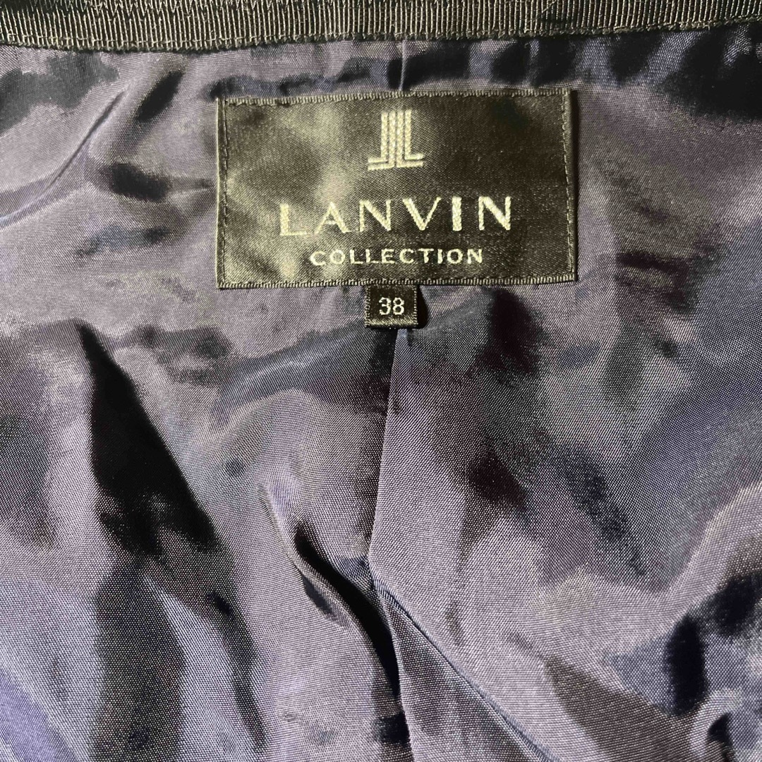 LANVIN COLLECTION(ランバンコレクション)の値下げ！LANBIN COLLECTION ツイードスーツ上下 レディースのフォーマル/ドレス(スーツ)の商品写真