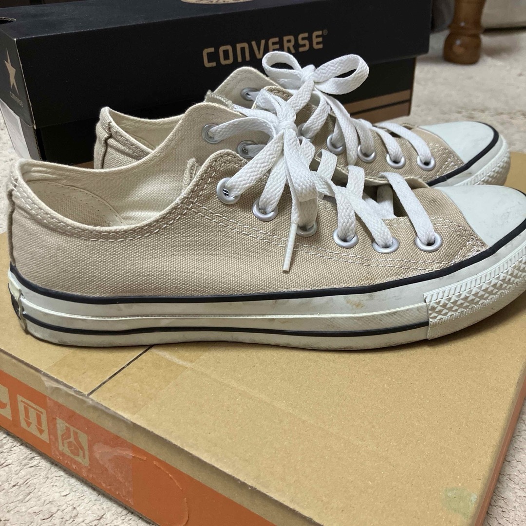 ALL STAR（CONVERSE）(オールスター)のコンバース　オールスター　converse ベージュ レディースの靴/シューズ(スニーカー)の商品写真