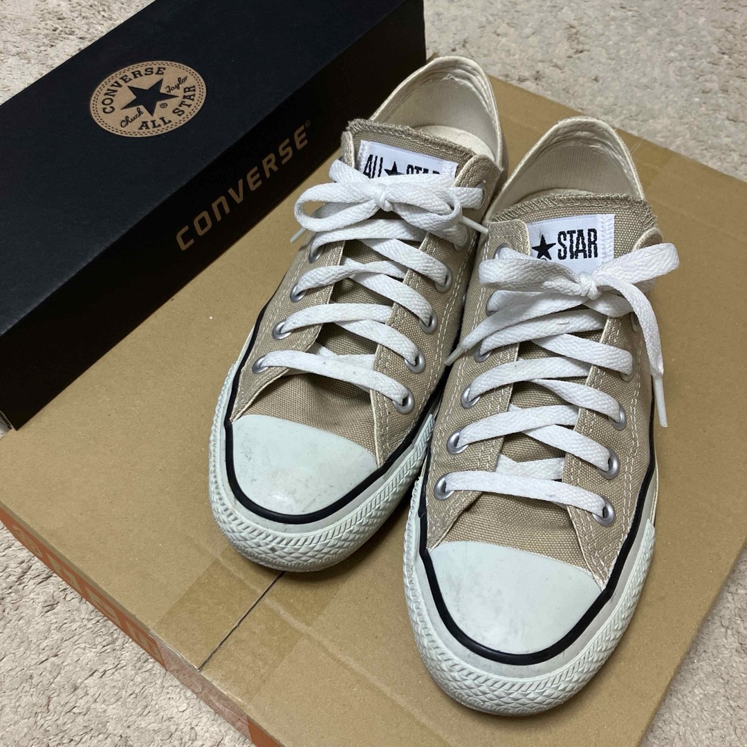 ALL STAR（CONVERSE）(オールスター)のコンバース　オールスター　converse ベージュ レディースの靴/シューズ(スニーカー)の商品写真