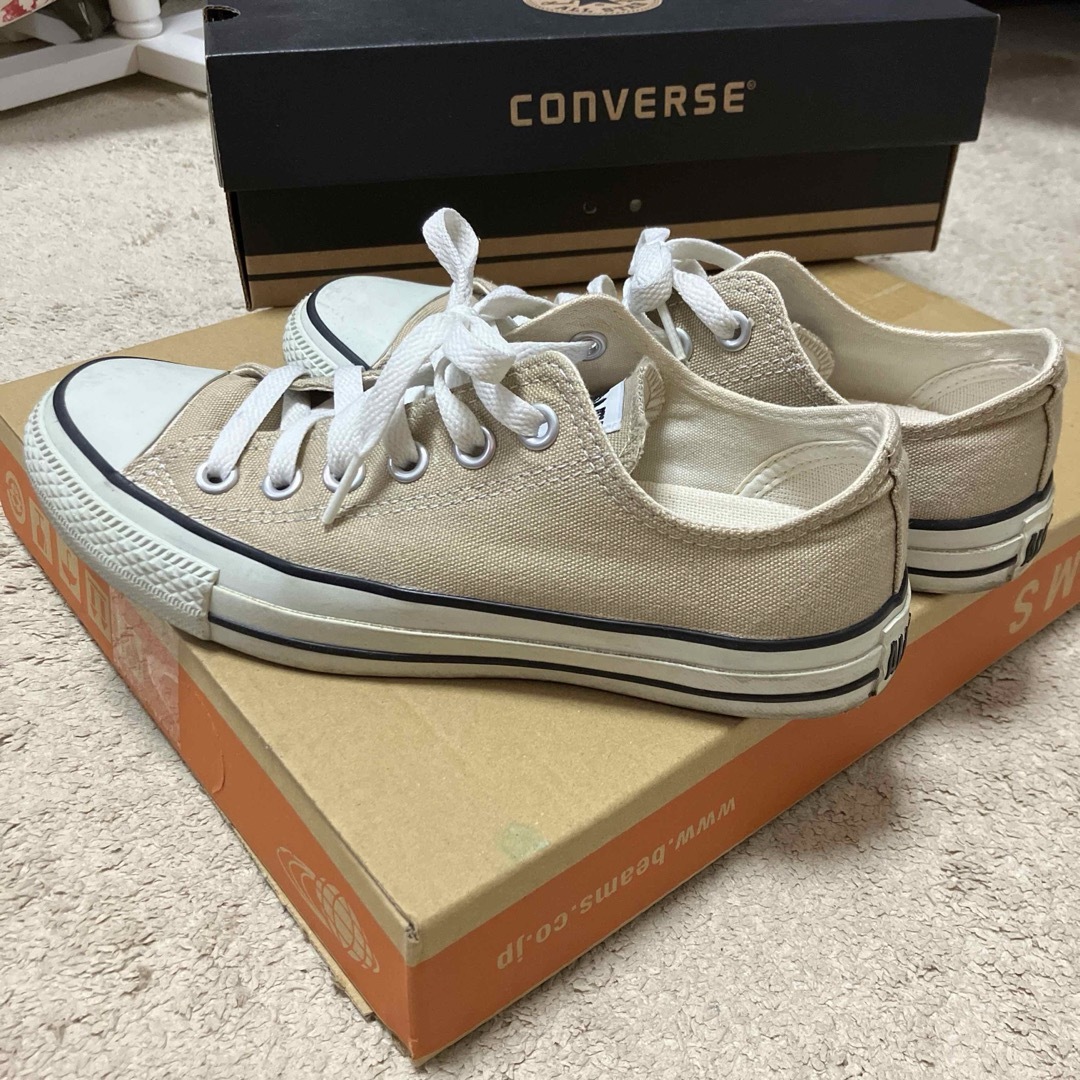 ALL STAR（CONVERSE）(オールスター)のコンバース　オールスター　converse ベージュ レディースの靴/シューズ(スニーカー)の商品写真