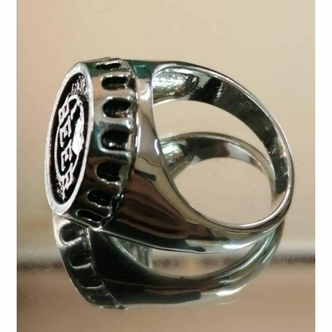 【R002】リング メンズ アクセサリー おしゃれ シルバー 銀色 指輪 22号 メンズのアクセサリー(リング(指輪))の商品写真