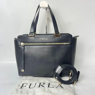 FURLAフルラ 2wayバッグ ブラウン  ギャランティカードあり