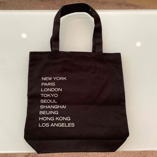 セオリー(theory)の【新品★非売品】Theory  ブラックキャンバスビッグトート City bag(トートバッグ)