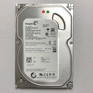 シーゲイト(SEAGATE)のSeagate 3.5インチHDD ST500DM002 500GB/H25(PCパーツ)