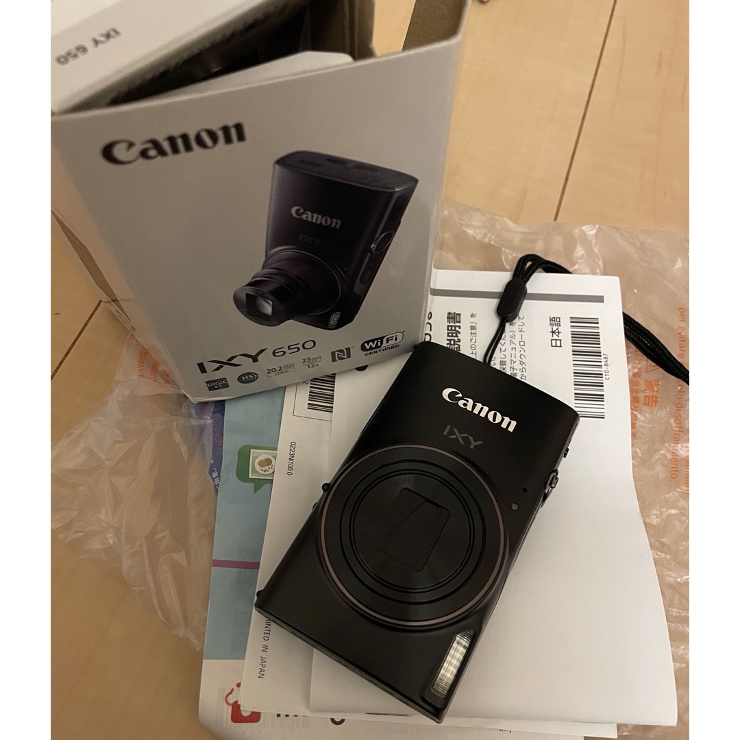 Canon(キヤノン)のCanon デジタルカメラ IXY 650 BK スマホ/家電/カメラのカメラ(コンパクトデジタルカメラ)の商品写真