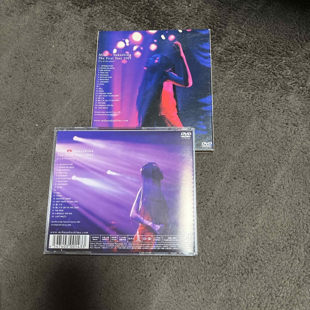 中島美嘉　The　First　Tour　2003　Live DVD エンタメ/ホビーのDVD/ブルーレイ(ミュージック)の商品写真