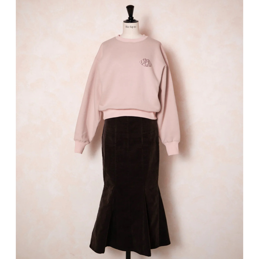 Her lip to(ハーリップトゥ)のHer lip to♡新品HLT CAFE Sweat レディースのトップス(トレーナー/スウェット)の商品写真