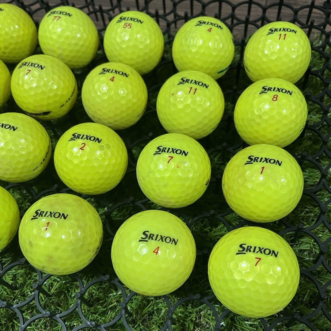 Srixon(スリクソン)のスリクソン　Z-STARXV☆イエロー　24球　ABランク スポーツ/アウトドアのゴルフ(その他)の商品写真