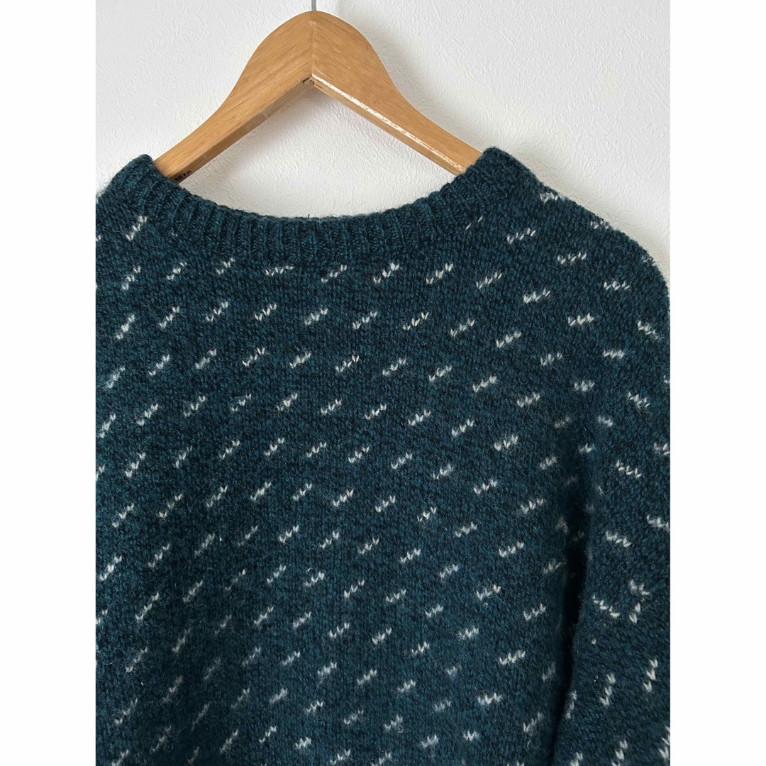 GREAT PLAINS ニット バーズアイ セーター 総柄ニット 90's古着 GREAT PLAINS ニット バーズアイ セーター 総柄ニット 90's古着