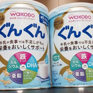 ワコウドウ(和光堂)のwakodo ぐんぐん 830g 2缶セット フォローアップミルク 粉ミルク(その他)