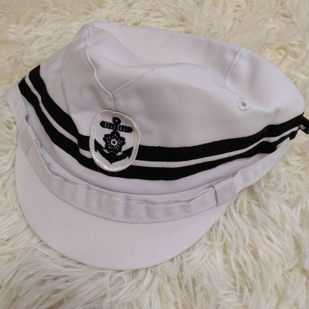 海上自衛隊 帽子 120震洋 ホワイト エンタメ/ホビーのミリタリー(個人装備)の商品写真