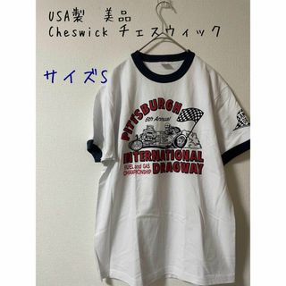 トウヨウエンタープライズ(東洋エンタープライズ)のUSA製　美品　Cheswick チェスウィック　両面プリントTシャツ　S(Tシャツ/カットソー(半袖/袖なし))