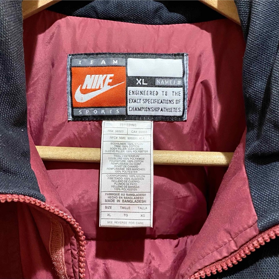 NIKE(ナイキ)の80s 90s NIKE TEAM SPORTS Down jacket　XL メンズのジャケット/アウター(ダウンジャケット)の商品写真