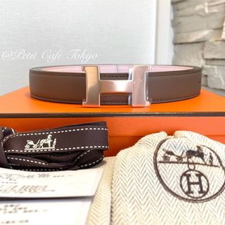 エルメス(Hermes)の【新品・未使用】HERMES リバーシブルベルト ミニコンスタンス 24mm(ベルト)