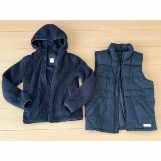 ギャップ(GAP)のGAP 3WAYジャケットセット　フリース　ダウンベスト　150cm 秋冬春(ジャケット/上着)