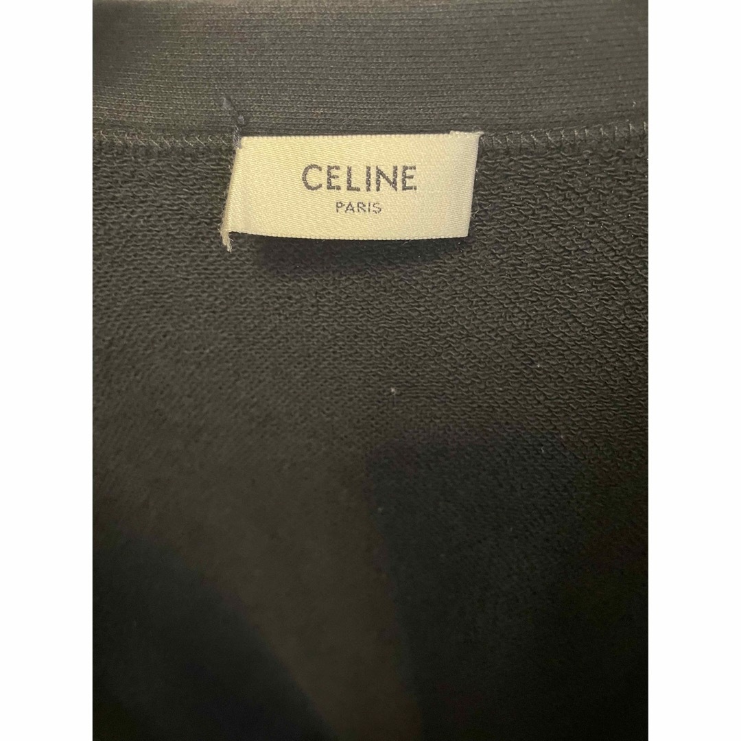 celine(セリーヌ)のCELINE セリーヌ スウェット バックロゴ オーバーサイズ カーディガン メンズのトップス(カーディガン)の商品写真