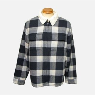 ホリスター(Hollister)の★新品★ホリスター★裏シェルパチェックシャツジャケット (Black/XL)(ブルゾン)