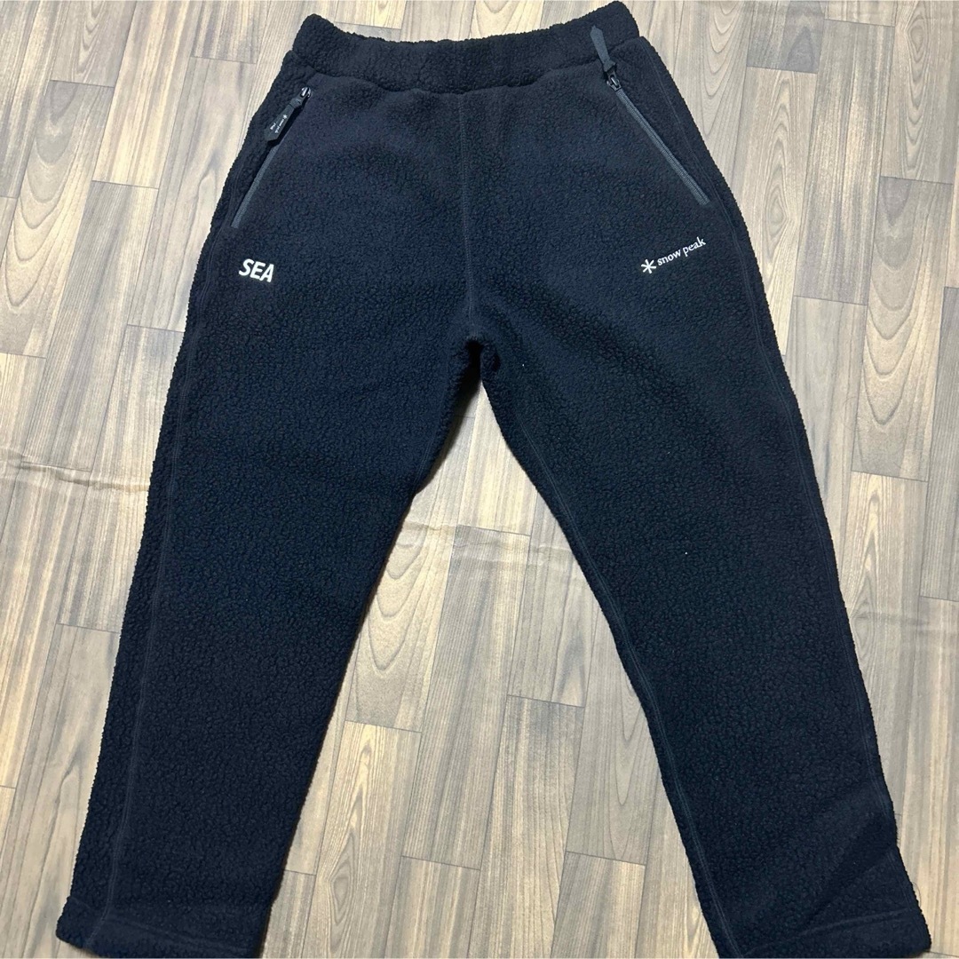 windandsea スノーピーク フリースパンツ ブラックMサイズ 新品 windandsea スノーピーク フリースパンツ ブラックMサイズ 新品