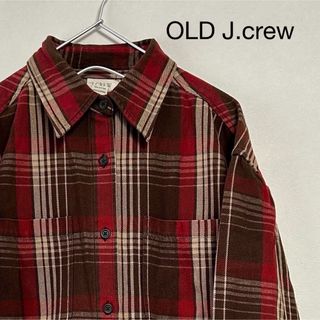 ジェイクルー(J.Crew)の美品 90s OLD J.crew 長袖シャツ シャツジャケット チェック(シャツ)