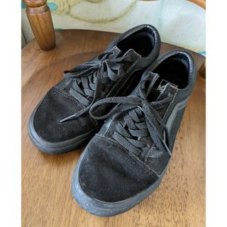 ヴァンズ(VANS)のVANS OLD SKOOL キャンバス×スウェード　スニーカー　24.5cm(スニーカー)