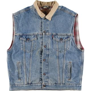 Levi's - 古着 90年代 リーバイス Levi's 70594-4849 デニムベスト メンズXL /eaa412036