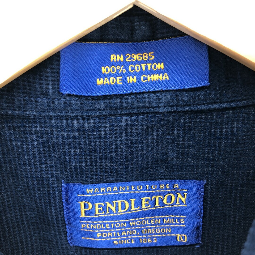 PENDLETON(ペンドルトン)の古着 00年代 ペンドルトン PENDLETON 長袖 ボタンダウンシャツ メンズL /eaa414985 メンズのトップス(シャツ)の商品写真