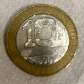 フランス 10フラン 旧硬貨(貨幣)