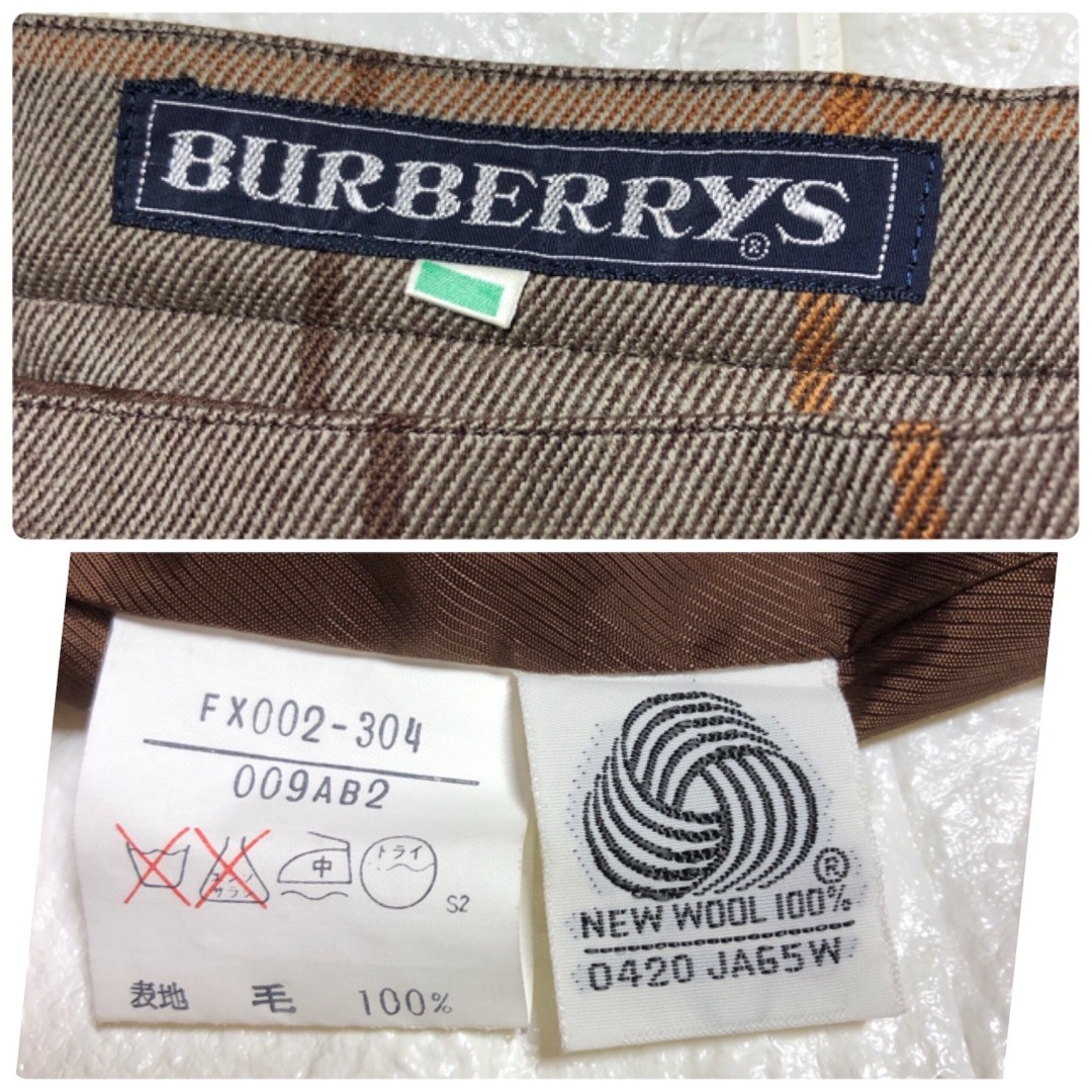 BURBERRY(バーバリー)のバーバリーズBurberrysチェックのプリーツスカート美品 レディースのスカート(ひざ丈スカート)の商品写真