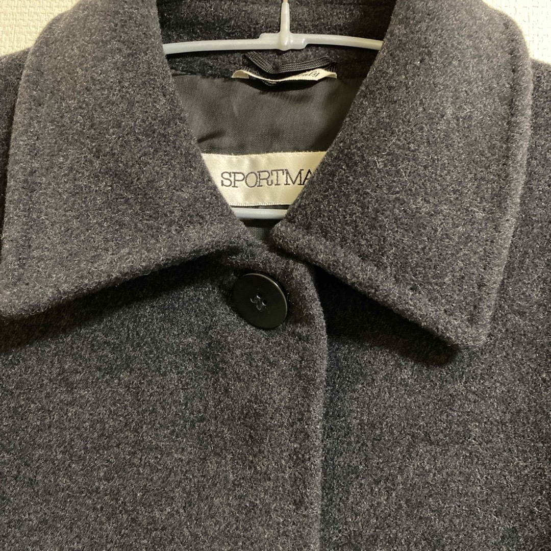 SPORTMAX（MAX MARA）(スポーツマックス)のマックスマーラ スポーツマックス ステンカラーコート 42 レディースのジャケット/アウター(ロングコート)の商品写真